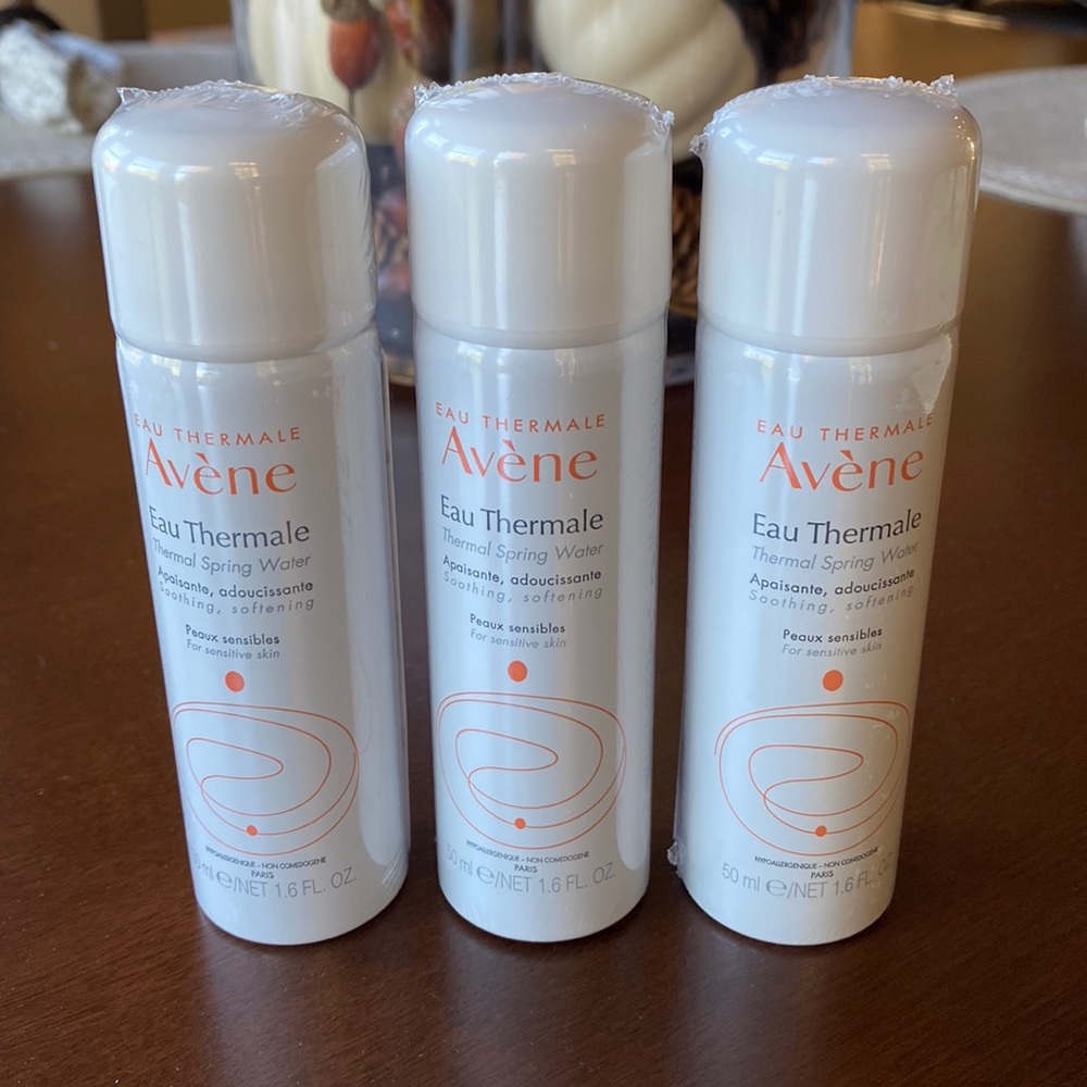 3 NEW Avene Eau Thermale Spring Mist spray 1.6oz
